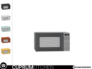 Sims 4 — Cuprum Microwave by wondymoon — - Cuprum Kitchen - Microwave - Wondymoon|TSR - Creations'2021