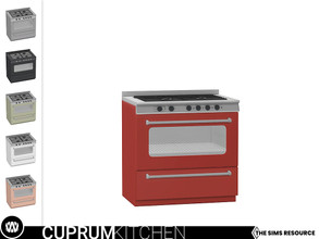 Sims 4 — Cuprum Stove by wondymoon — - Cuprum Kitchen - Stove - Wondymoon|TSR - Creations'2021