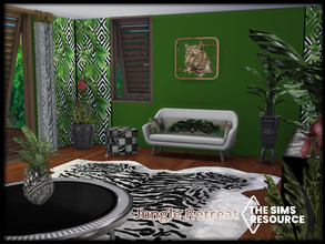 Sims 4 — Jungle Retreat by seimar8 — Exotic and luxurious - holiday in a Jungle Retreat! Find all the items by typing in