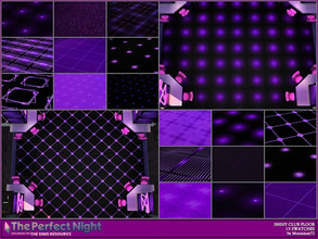 Sims 4 — The Perfect Night Shiny Club Floor by Moniamay72 — The Perfect Night Shiny Club Floor. 15 swatches. On the base