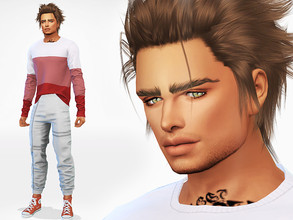 Sims 4 — Justin Gomez by perelka8809 — Name: Justin Gomez Age: Young Adult If you want sim like this, You need all CC