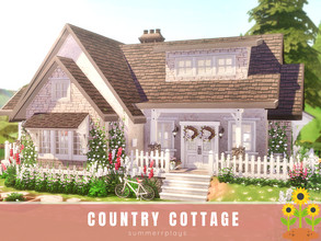 Sims 4 — County Cottage by Summerr_Plays — A small cottage in Windenburg countryside, perfect for a Sim or Couple who