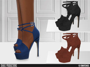 Sims 4 — ShakeProductions 675 - High Heels by ShakeProductions — Shoes/High Heel-Boots New Mesh All LODs Handpainted 12