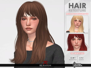 Sims 4 — Luanne Hair Retexture Mesh Needed by remaron — PLEASE READ BEFORE DOWNLOAD YOU MUST DOWNLOAD THE ORIGINAL MESH