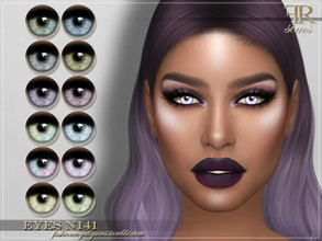 Sims 4 — Eyes N141 by FashionRoyaltySims — Standalone Custom thumbnail All ages and genders 12 color options HQ texture