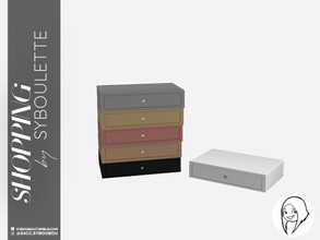 Sims 4 — Shopping - Cash box by Syboubou — This is a simple and metallic cash box.