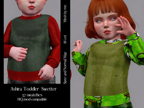Sims 4 —  Ashira Toddler Sweater by couquett — Hi, this is for your toddler, I hoppe you like it Custom thumbnail for