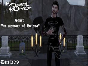 Sims 4 — My Chemical Romance Shirt In memory of Helena by ditti309 — i hope you like it ^^
