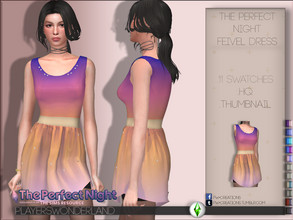 Sims 4 — The Perfect Night Feivel Night Dress by PlayersWonderland — Part of the "The Perfect Night"