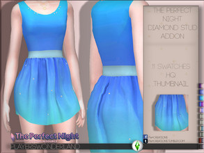 Sims 4 — The Perfect Night Diamond Studs Addon by PlayersWonderland — Part of the "The Perfect Night"