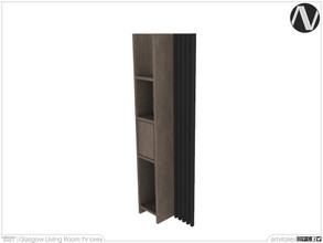 Sims 4 — Glasgow Wall Cabinet With Shelf by ArtVitalex — Living Room Collection | All rights reserved | Belong to 2021