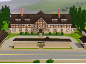 Sims 3 — Renovated Landgraab Estate  by TheSimpleSims — An elegant home on the most exclusive circle in town, this