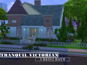 Sims 4 — Tranquil Victorian by Niimua — Simple, elegant decorated Victorian themed home. Great for a family of four, with