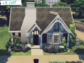 Sims 4 — Lil'Lady by GenkaiHaretsu — Small house wit a lot of space for family.