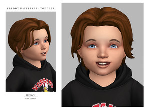 Sims 4 — Freddy Hairstyle -Toddler- by -Merci- — New Maxis Match Hairstyle for Sims4. -For toddler. -Base Game