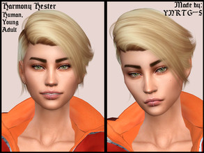 Sims 4 — Harmony Hester by YNRTG-S — Harmony is the type of person who can throw someone out of their place for not