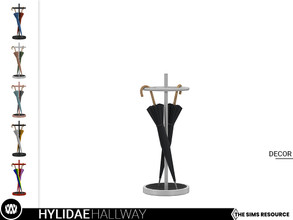 Sims 4 — Hylidae Umbrella Holder [Decor] by wondymoon — - Hylidae Hallway - Umbrella Holder [Decor] - Wondymoon|TSR -