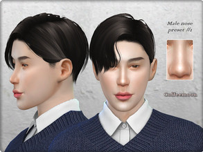 Sims 4 — Male nose preset N1 by coffeemoon — 1 nose preset for male only: teen, young, adult, elder click on your Sim's
