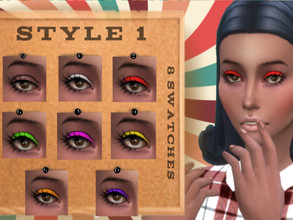 Sims 4 — TwiggyEyelinerSet_Style1 by _alttrait_ — Three separate styles of eyeliner inspired by the one and only Twiggy!
