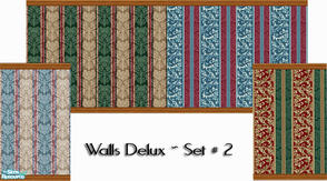 Sims 2 — Walls Delux Set #2 by elmazzz — Walls Delux Set #2 - whole set