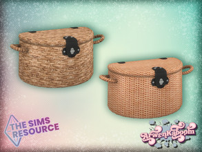 Sims 4 — Wickery - Picnic Basket VIII by ArwenKaboom — A wicker picnic basket for the outdoor activities. It act as a