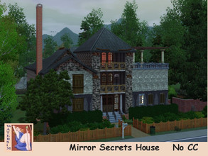 Sims 3 — ws Mirror Secret House by watersim44 — Secret mirror House Size 40x40 Adress: midnight Hollow, Handelsstrasse