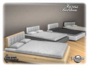 Sims 4 — Xuzess bedroom bed by jomsims — Xuzess bedroom bed