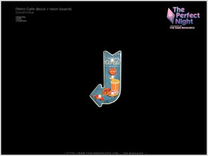 Sims 4 — RetroCafe - Arrow3 neon board by Severinka_ — Arrow neon boards From the set 'RetroCafe decor / neon boars' The