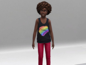 Sims 4 — Pride Month t-shirt 2 for children by Aldaria — Pride Month t-shirt 2 for children