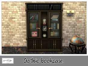 Sims 4 — Gothic Bookcase by so87g — cost 1200$, you can find it in Storage - Bookshelf. All my preview screenshots are