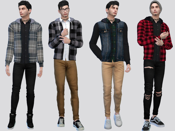 Sims 4 — Seinfeld Hoodie Shirt by McLayneSims — TSR EXCLUSIVE Standalone item 10 Swatches MESH by Me NO RECOLORING Please