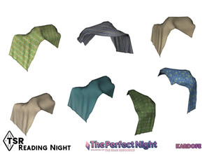 Sims 4 — The Perfect Night_Reading Night_Blanket by kardofe — Warm and cosy blanket to place on the back of the armchair,