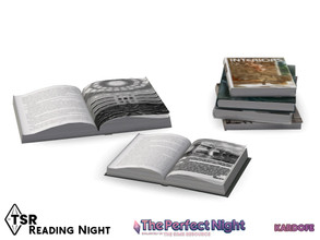 Sims 4 — The Perfect Night_Reading Night_Books on the floor by kardofe — Group of books, lying on the floor, to create a