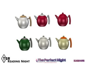 Sims 4 — The Perfect Night_Reading Night_Teapot by kardofe — Beautiful oriental-inspired teapot, in six colour options 