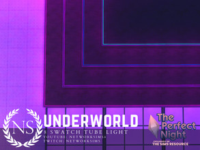 Sims 4 — The Perfect Night - Underworld Floor Tube Light by networksims — A floor tube light in 8 colours.