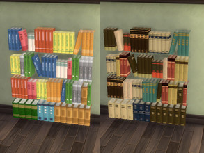 Sims 4 — ACNH Wooden Bookshelf (Books) by Reitanna — These are the books from the Wooden Bookshelf from Animal Crossing:
