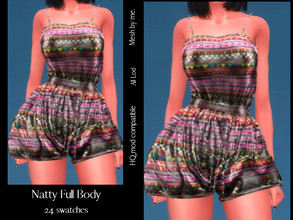 Sims 4 — Natty Full Boddy by couquett — cute outfit avaible for your sims in 24 colors this outfit has solid colors as