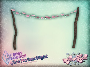 Sims 4 — The Perfect Night - String Lights by ArwenKaboom — Base game sting lights in 5 recolors. You can find all
