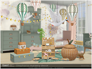 Sims 4 — Stephanie nursery decor by Severinka_ — A set of decor for the design of the nursery / toddler room. The set