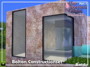 Sims 4 — The Perfect Night Bolton Construction set Part 3 by Mutske — Set of windows and arches in a modern style with