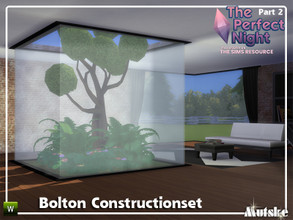 Sims 4 — The Perfect Night Bolton Construction set Part 2 by Mutske — Set of windows and arches in a modern style with