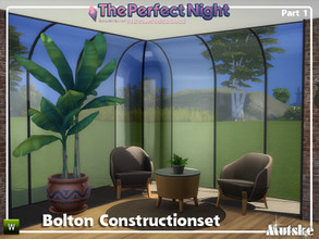 Sims 4 — The Perfect Night Bolton Construction set Part 1 by Mutske — Set of windows and arches in a modern style with