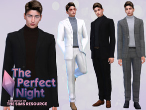 Sims 4 — The Perfect Night Lestat Formal Suit by McLayneSims — TSR EXCLUSIVE Standalone item 9 Swatches MESH by Me NO