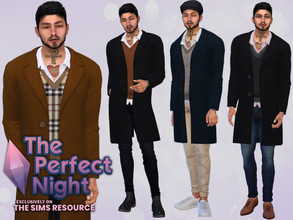 Sims 4 — The Perfect Night Vernon Coat by McLayneSims — TSR EXCLUSIVE Standalone item 9 Swatches MESH by Me NO RECOLORING