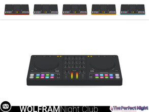 Sims 4 — The Perfect Night - Wolfram DJ Controller by wondymoon — - Wolfram Night Club - DJ Controller - Wondymoon|TSR -