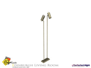 Sims 4 — The Perfect Night | Edinburgh Floor Lamp by Onyxium — Onyxium@TSR Design Workshop Living Room Collection |