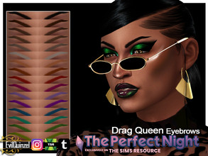 Sims 4 — The Perfect Night - Drag Queen Eyebrows by EvilQuinzel — Eyebrows for your Drag Queen! - Eyebrows category; -