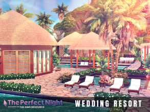 Sims 4 — THE PERFECT NIGHT - Wedding Resort by Summerr_Plays — This tropical Wedding Resort will make your wedding night