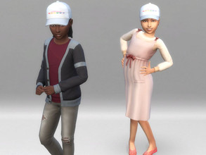 Sims 4 — Pride Month cap for children by Aldaria — Pride Month cap for children