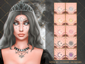 Sims 4 — [PATREON] TATTOO #2 by Jul_Haos — - CATEGORY: BLUSH - COLORS: 10 - SLIDERS COMPATIBLE - GENDER - FEMALE - HQ